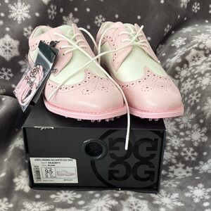G/FORE Women's Pink and White Athletic Shoes